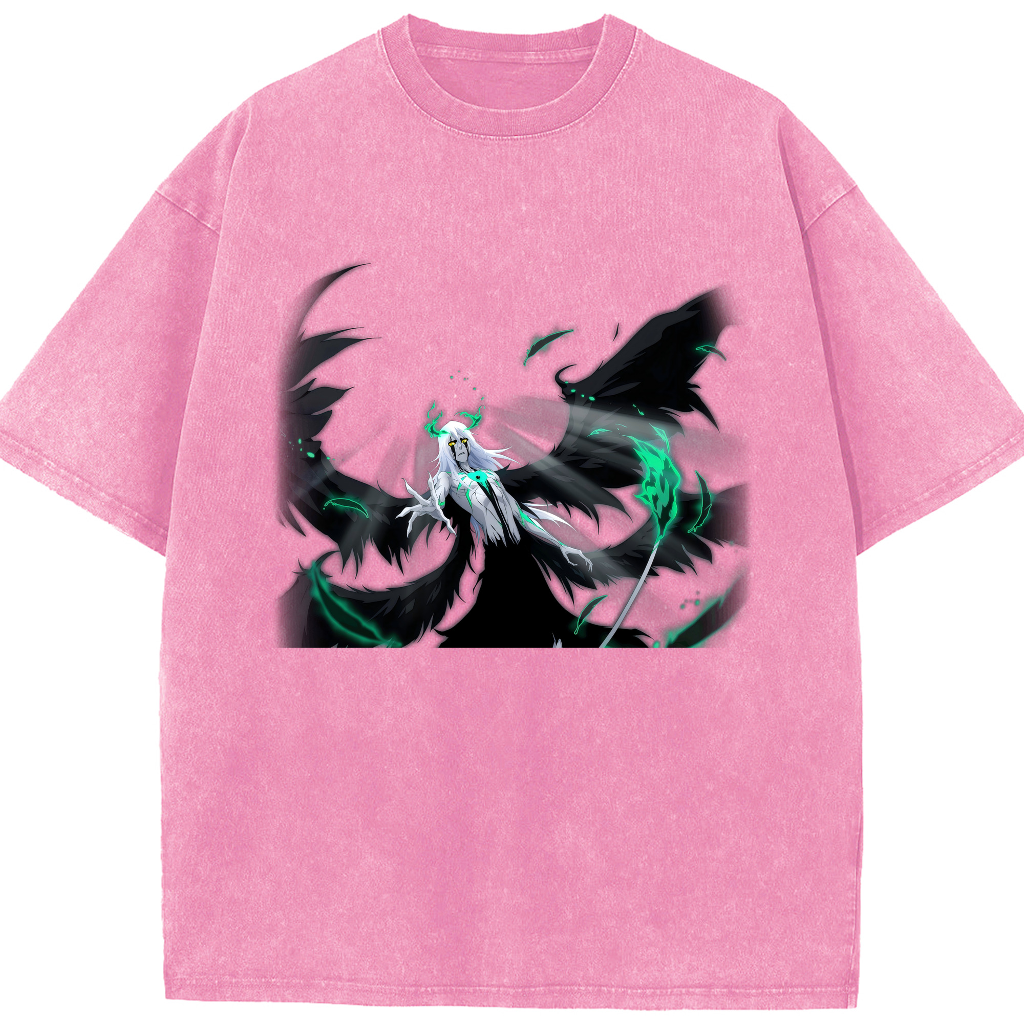 （画像用） ブリーチ ウルキオラ·シファー BLEACH Ulquiorra cifer 綿100% ヴィンテージ風 半袖Tシャツ（フロントプリント）
